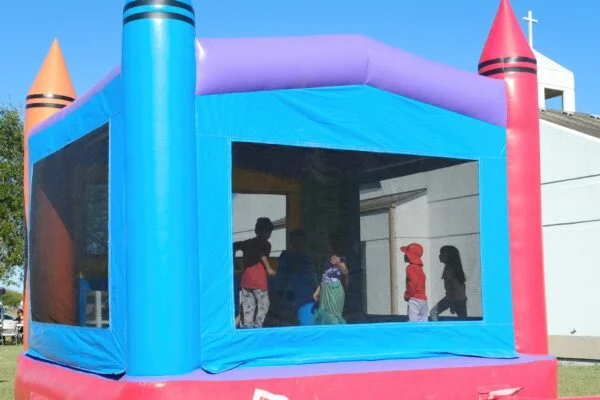 St Paul 2022 Youth and Family Fun Day Jumpy Castle LGBTQIA families